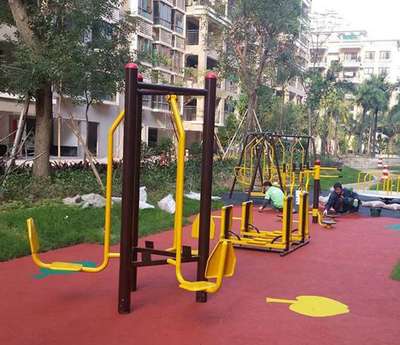 智能器材、健身器材与室外健身器材的装饰艺术